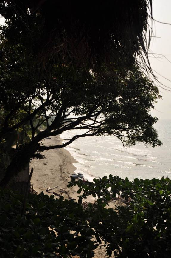 Praia na região de Puerto Cortés, no norte de Honduras